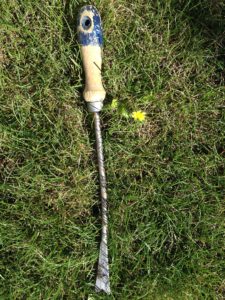 Over the years, I have amassed many different dandelion pulling gadgets, but this one, handed down to me by family friends of my parents, remains the simplest and typically most effective.